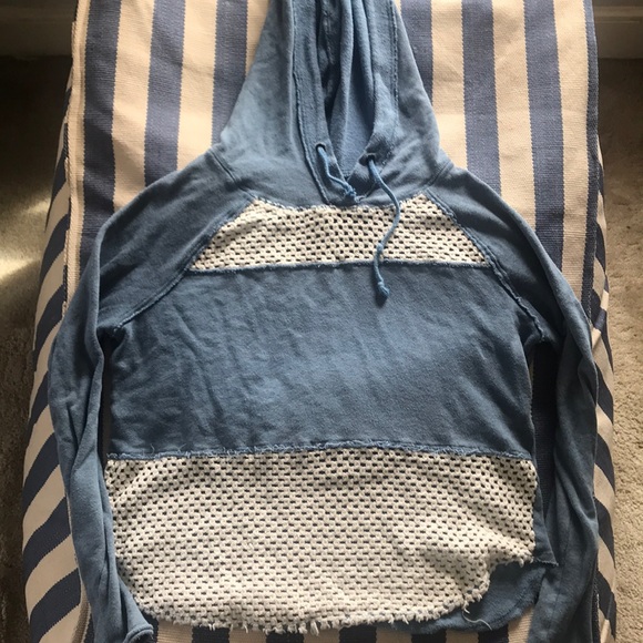 Free People Mesh Cloud Hoodie XS - Picture 3 of 6